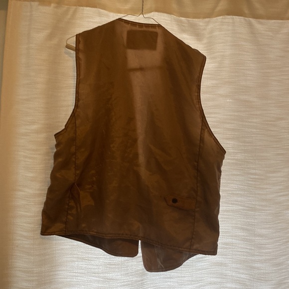 Men’s Suede Vest, Size L - Picture 4 of 4